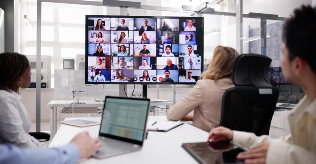 People sitting around at a table.